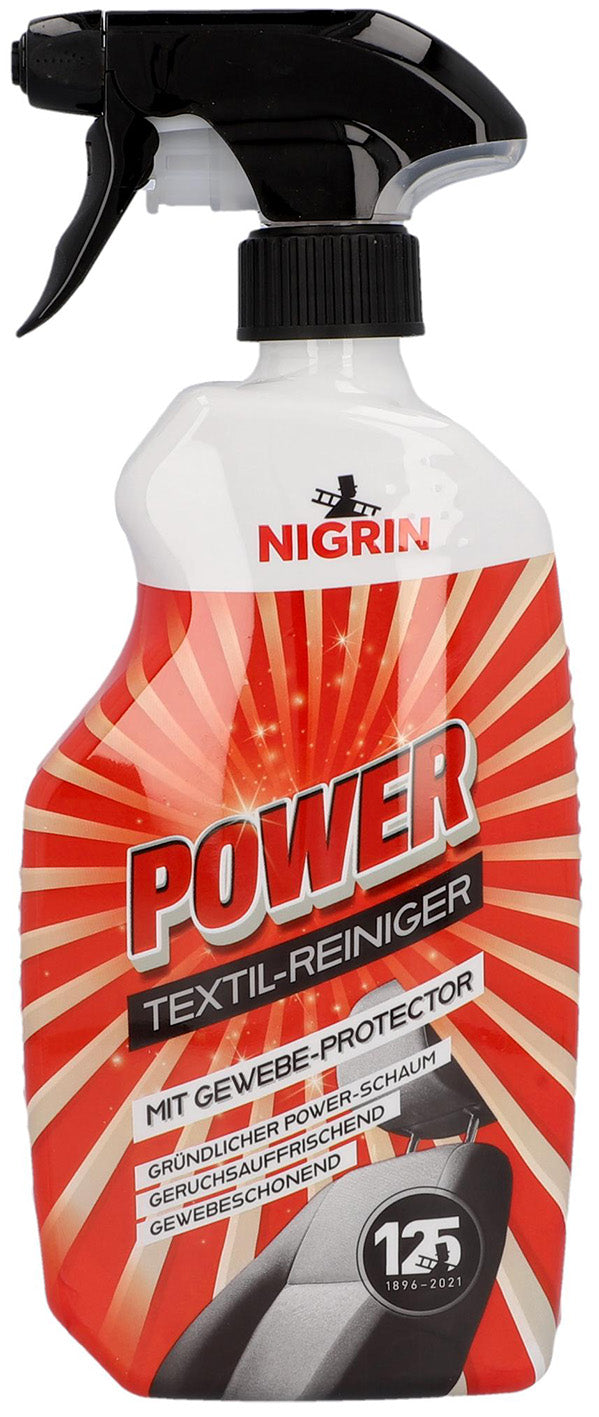 NIGRIN POWER Textil-Reiniger mit Gewebe-Protector 500ml