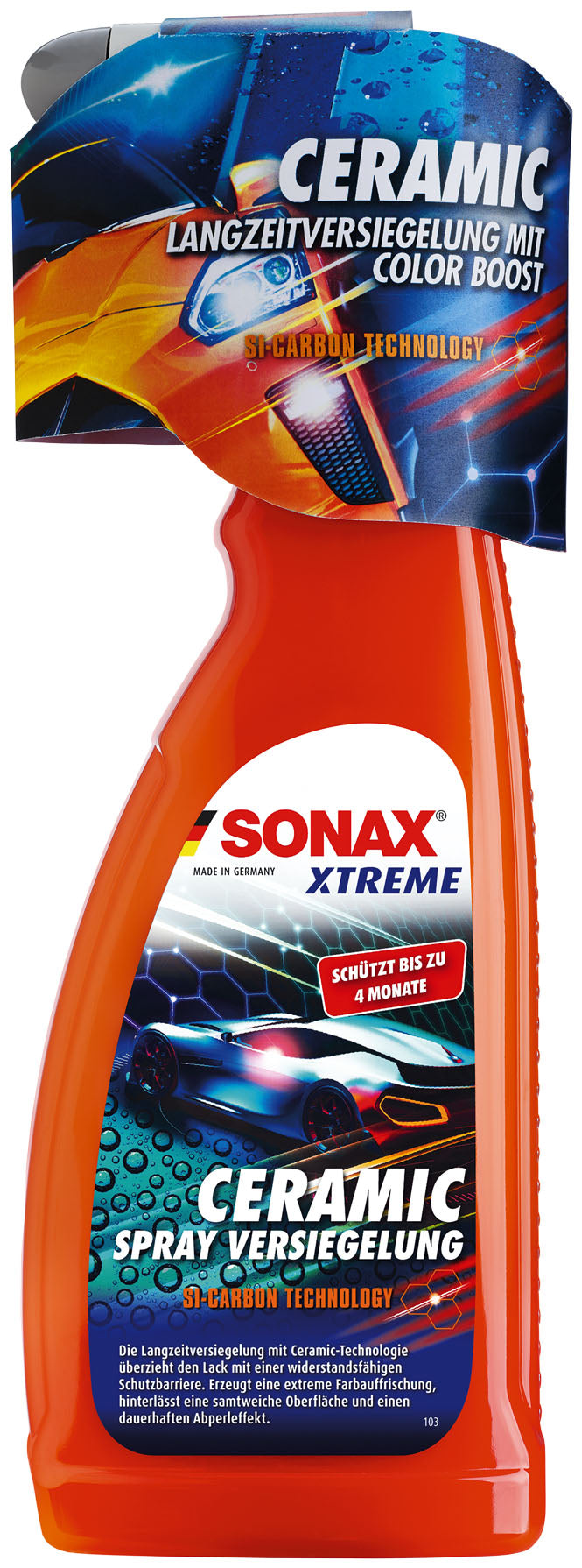 Sonax XTREME Ceramic SprayVersiegelung 750ml PET-Sprühflasche