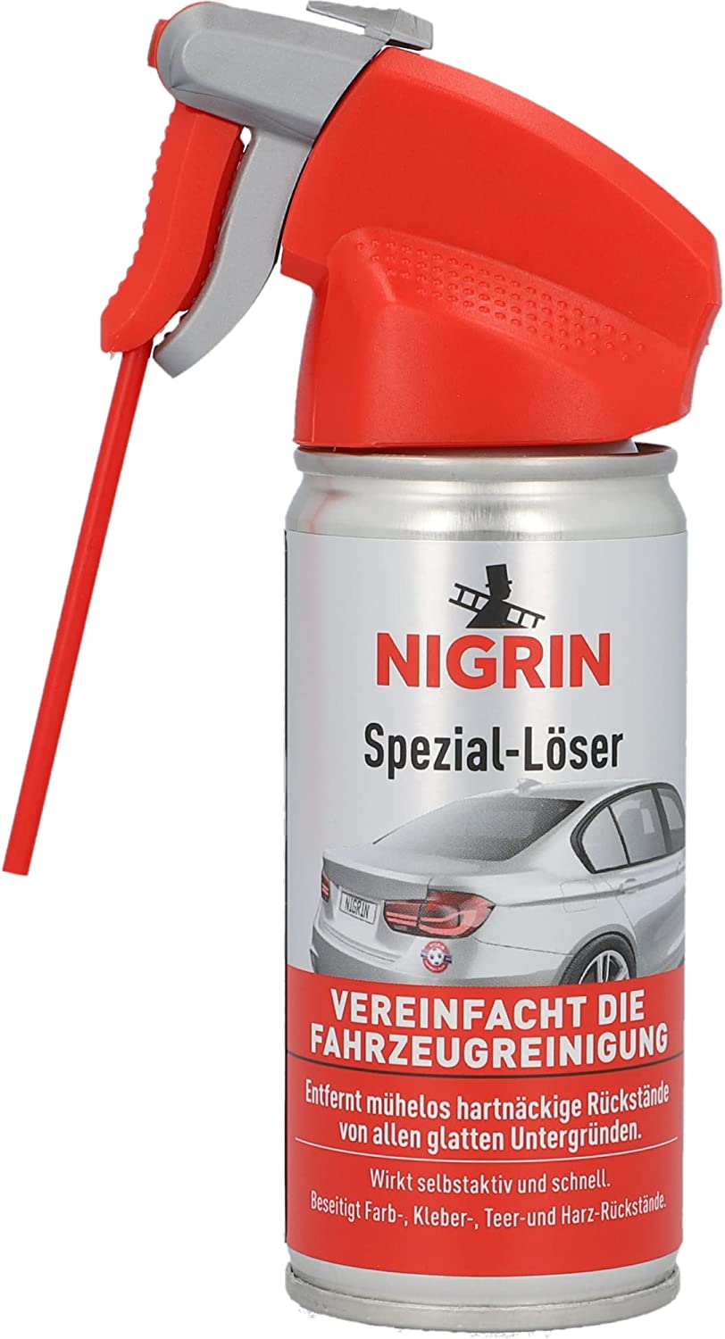 Nigrin Spezial-Löser in 100ml Sprühdose mit integriertem Präzisions-Sprühkopf