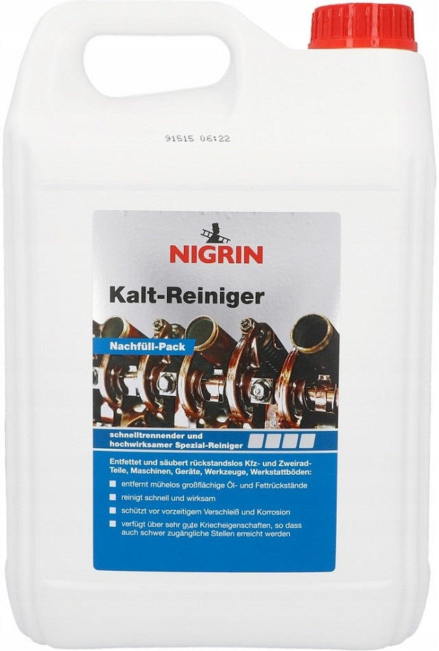 Nigrin Kaltreiniger in 5L Kanister Nachfüllpack (geeignet für Motorwäschen)