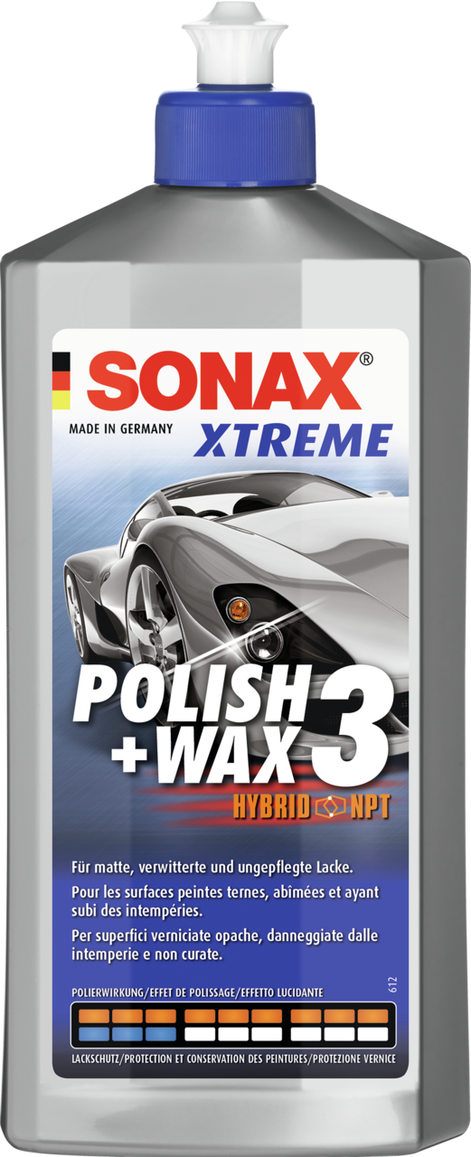 Sonax Xtreme Polish & Wax 2 Hybrid / 3 Hybrid NetProtection Technologie, 500ml