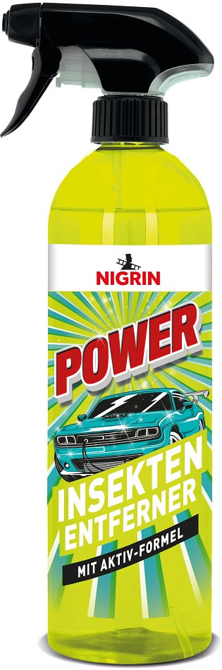 Nigrin POWER Insekten-Entferner 750ml Triggerflasche mit selbstaktiver POWER-Gelformel
