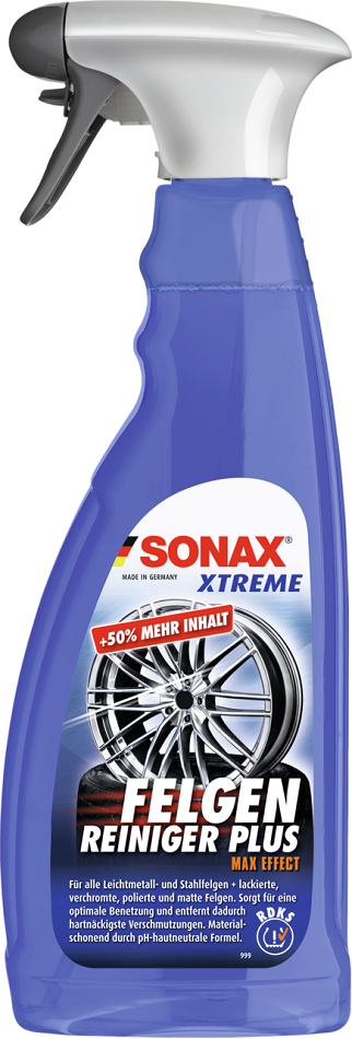 Sonax XTREME FelgenReiniger PLUS fruchtiger Duft für Stahl- und Leichtmetallfelgen 500ml/750ml