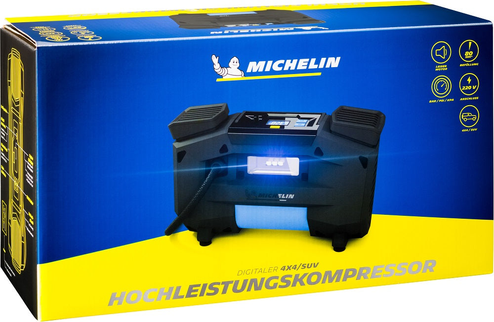 MICHELIN 230V Hochleistungs-Kompressor Digital mit 220V Anschluss