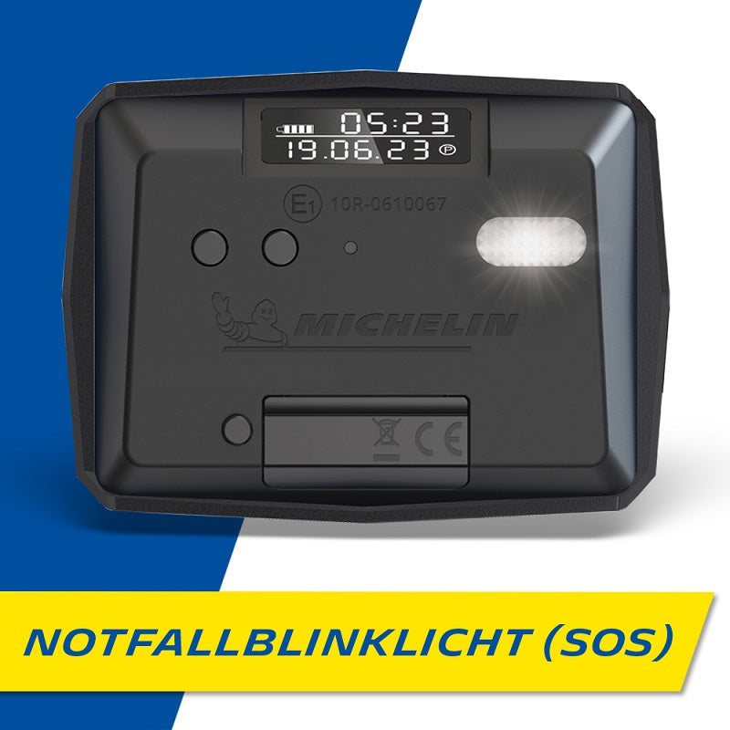 MICHELIN Elektronische Parkscheibe ca. 9,5 x 7,4 x 2,4cm inkl. CR2450 Batterie & inkl. Montagematerial