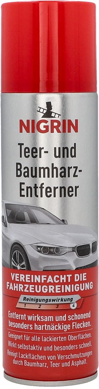 Nigrin Teer- & Baumharz-Entferner 250ml entfernt wirksam & schonend hartnäckige Flecken