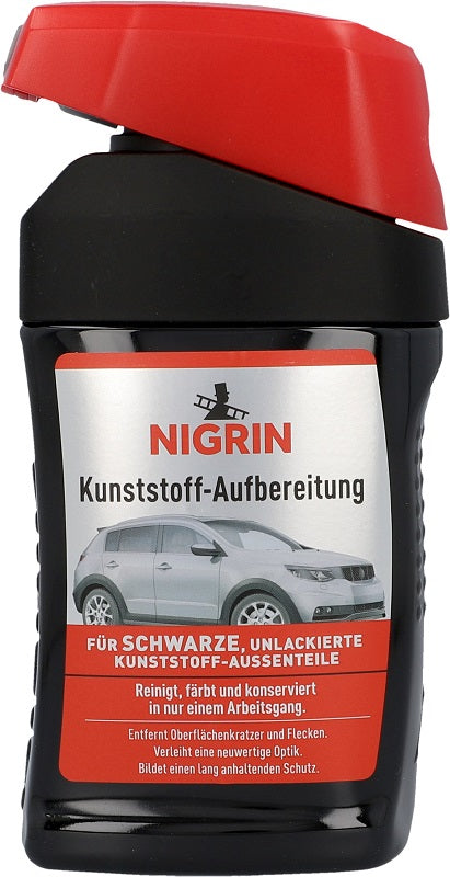 Nigrin Kunststoff-Aufbereitung Schwarz 300ml Sprühflasche