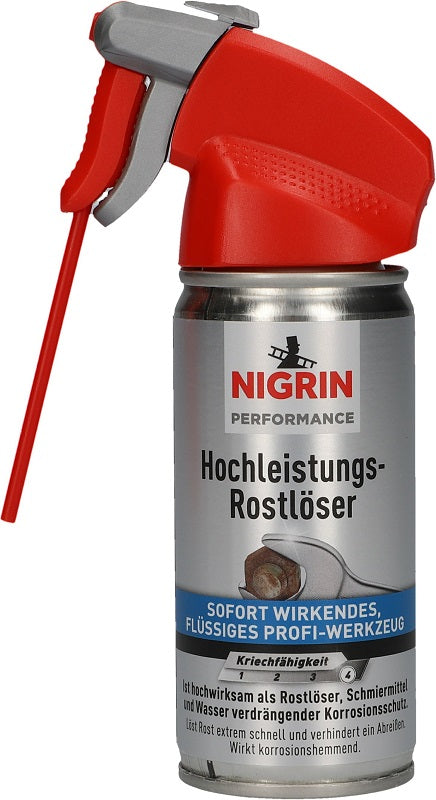Nigrin Performance Hochleistungs-Rostlöser in 100ml Sprühdose mit Sprührohr