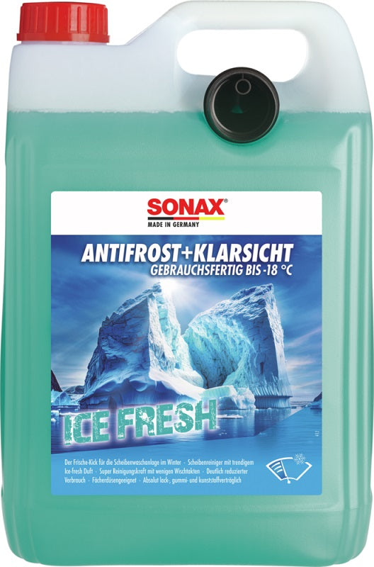Sonax AntiFrost + KlarSicht gebrauchsfertig bis -18°C Ice Fresh / Zirbe / Sweet Home im 5L Kanister