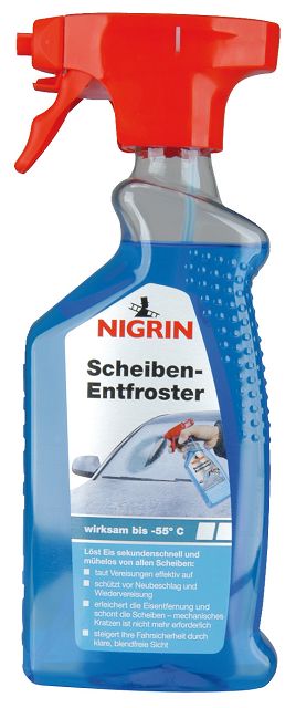 NIGRIN Energizer Entfroster – 500ml/750ml/Doppelpack(2*500ml)- Pumpzerstäuber für schnelles Enteisen bis -55°C