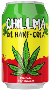 CHILLMA – Die Hanf Cola 330ml (DPG Pfanddose) im 24er Tray
