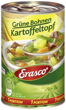 Erasco Grüne Bohnen Kartoffeltopf 1 Portion 400g Dose