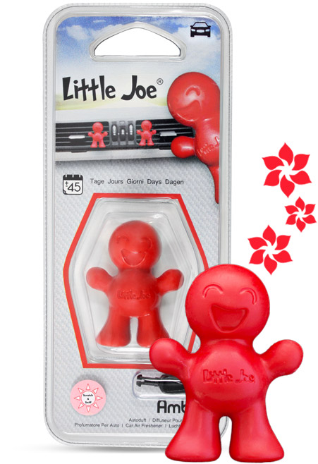 TrendTime - Little Joe Amber(Rot) Lufterfrischer 45 tage duft ca.4x5x2cm in  BK