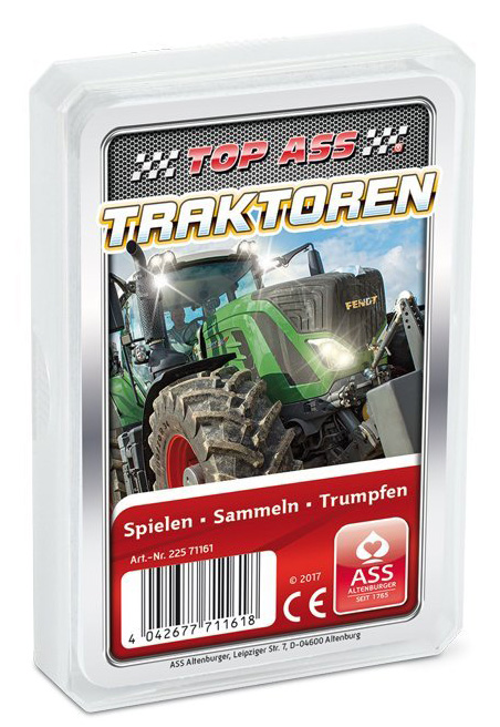 Top Ass Landmaschinen Trumpf Quartett Altenburger Spielkarte Traktor Bagger 
