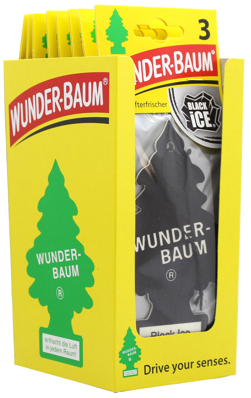 TrendTime - Wunderbaum Black Ice 3er Blister(8x3er Blisterkarten)