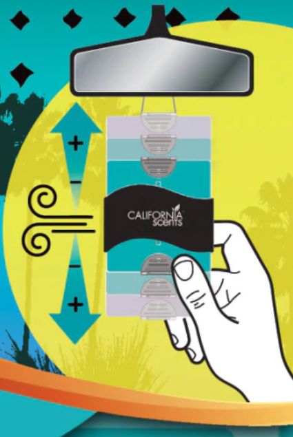 California Scents PAPER SLIDER (Duftsarten) Air Freshener/Lufterfrische