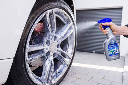 MICHELIN Felgenreiniger PROFFESIONAL Säurefrei für Stahl, Alu-, Chrom- und lackierte Felgen 650ml Sprühflasche