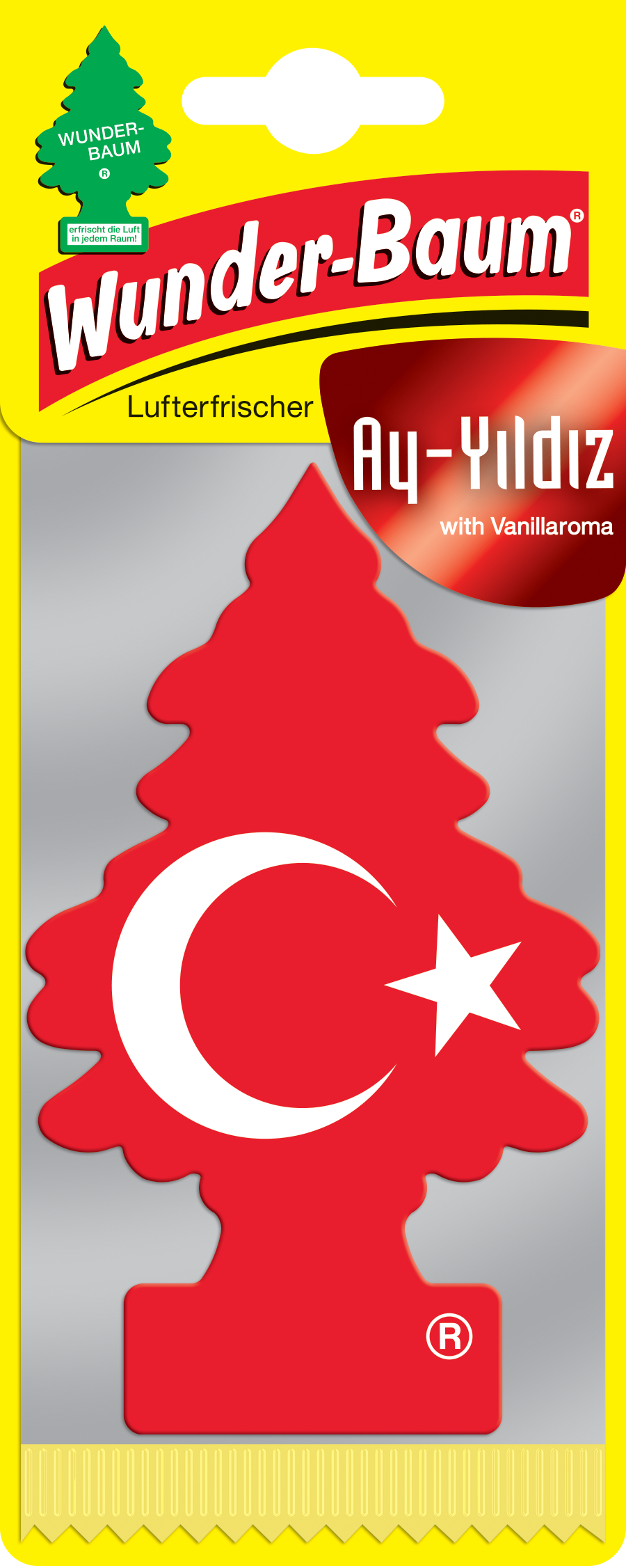 Wunder-Baum Ay-Yildiz Türkische Flagge Vanilla-1Stück