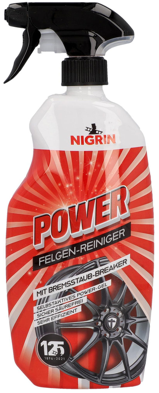 NIGRIN POWER Felgen-Reiniger mit Bremsstaub-Breaker 750ml