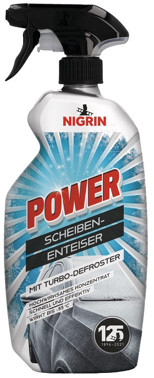 NIGRIN POWER Scheiben-Entfroster mit Turbo-Defroster 750ml