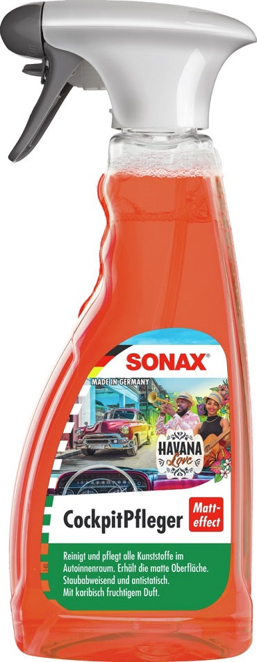 Sonax CockpitPfleger Matteffect Havanna Love 500ml Sprühflasche