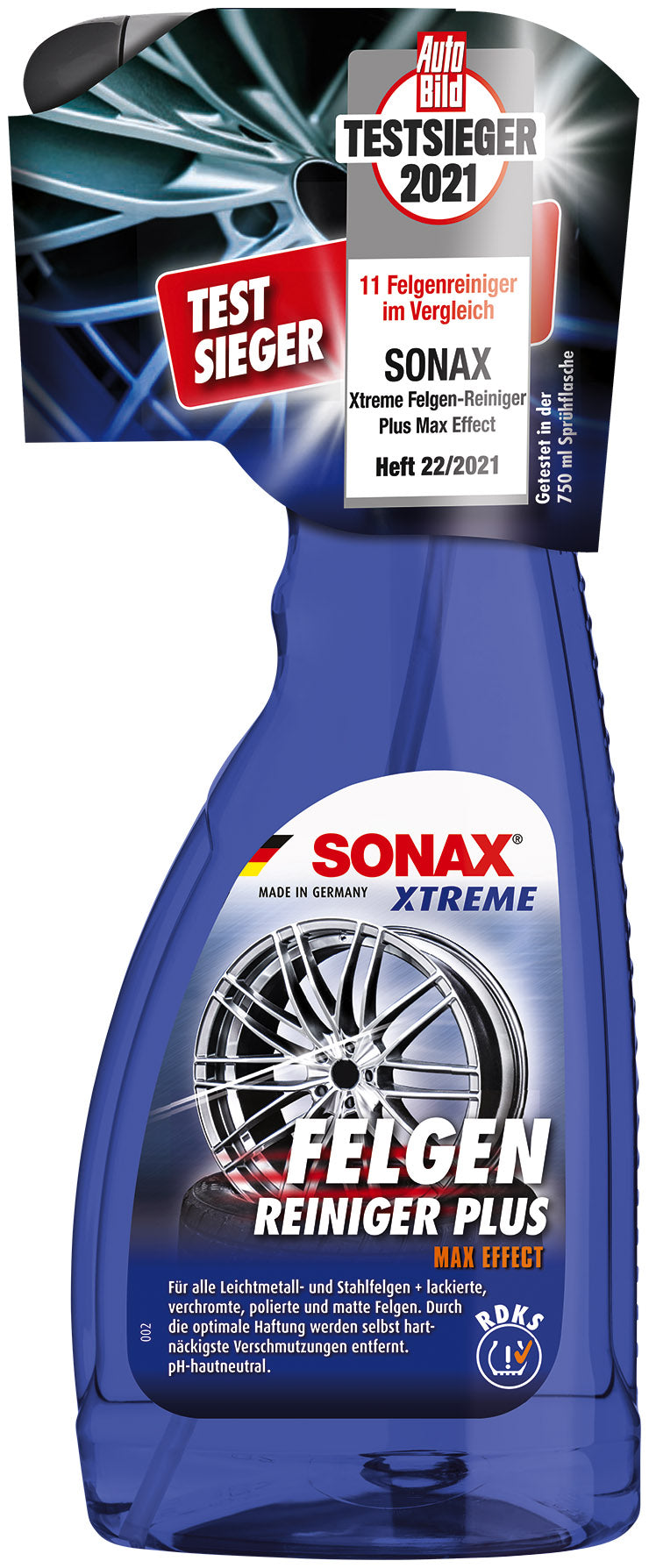 Sonax XTREME FelgenReiniger PLUS für Stahl- und Leichtmetallfelgen 500ml PET-Sprühflasche