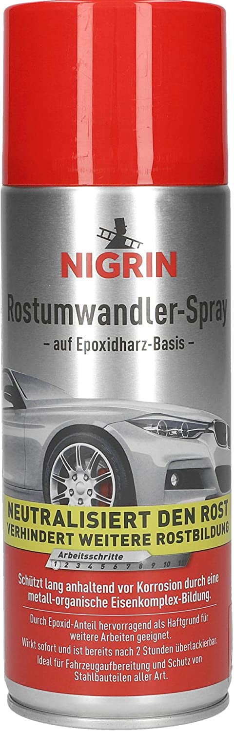 Nigrin Rostumwandler-Spray auf Epoxidharz-Basis in 400ml Spraydose