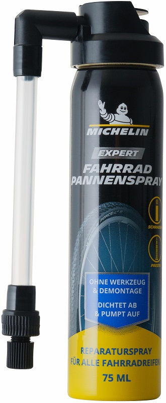 MICHELIN Expert Fahrrad Pannenspray 75ml Exklusive Formel