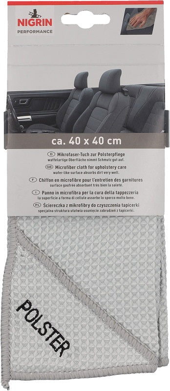 Nigrin Performance Microfaser-Tuch zur Polsterpflege 40 x 40cm