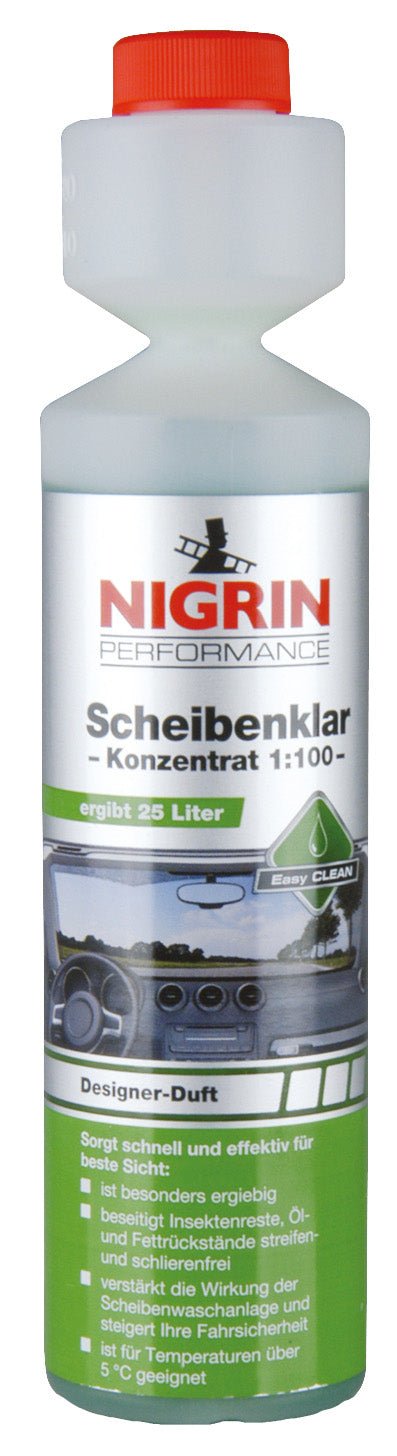 Nigrin Performance Scheibenklar Konzentrat Design 1:100 250ml