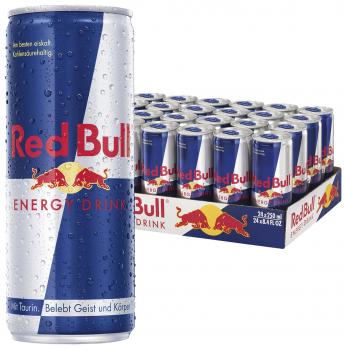 Red Bull Energy Drink 250ml mit Taurin belebt Geist und Körper "PFANDDOSE "Kei