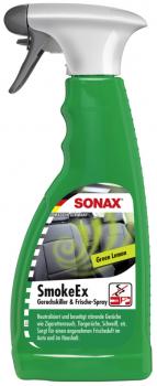 SONAX SmokeEx Geruchskiller & Frische-Spray Green Lemon 500ml Sprühflasche