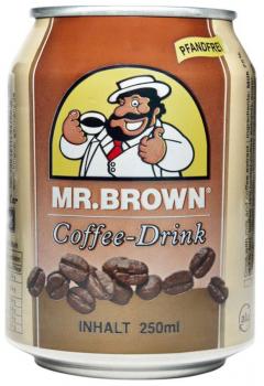 Mr.Brown Coffee-Drink Classic 250ml Dose Pfandfrei im 24er Tray