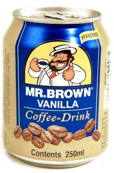 Mr.Brown Vanilla Coffee-Drink 250ml Dose Pfandfrei im 24er Tray