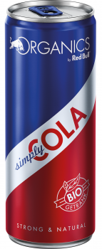 Red Bull Organics Simply Cola (DPG Einwegpfand/Pfanddose) im 24er Tray